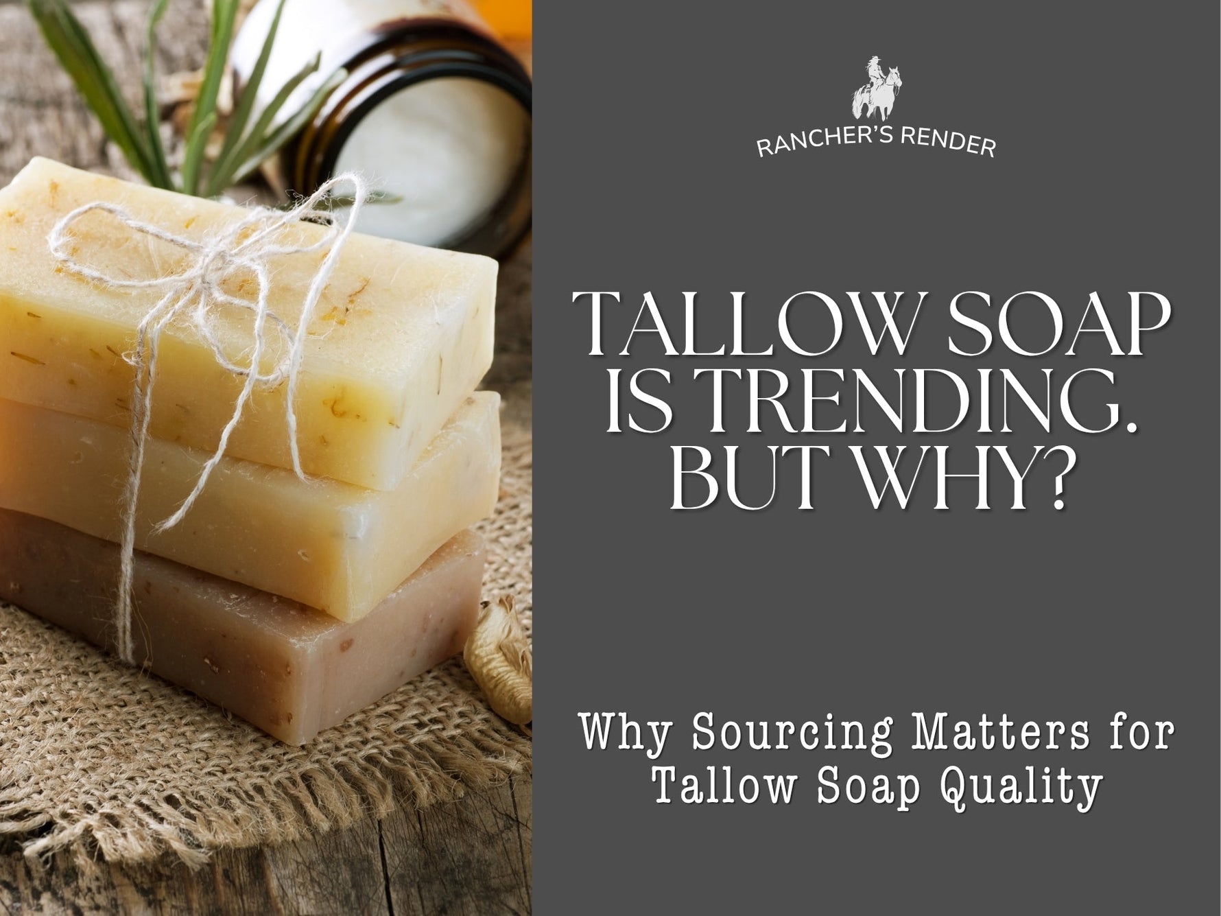 Why Tallow Soap Is Making a Come Back in Popularity