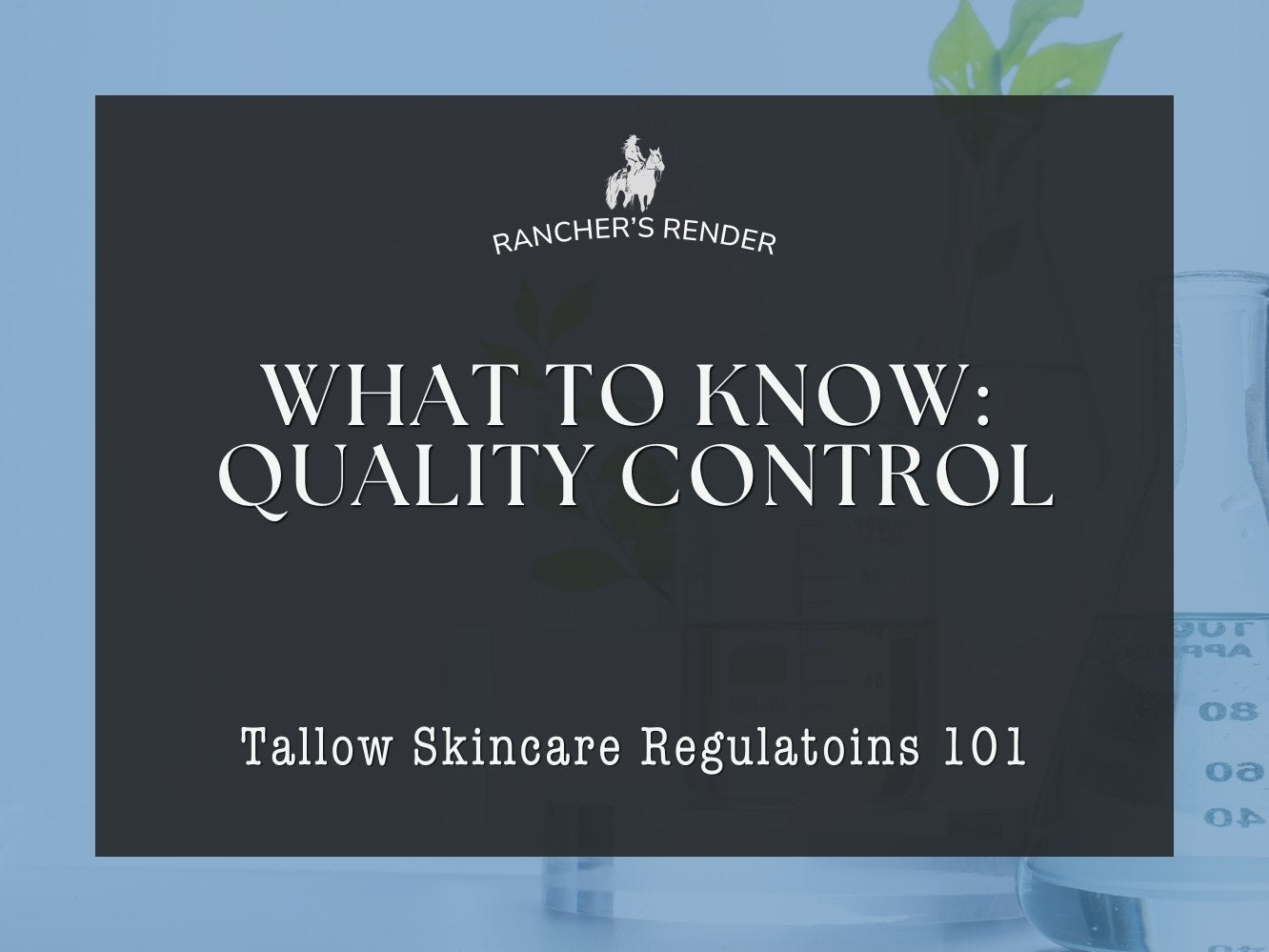 Tallow Skincare Regulation 101: What You Need to Know