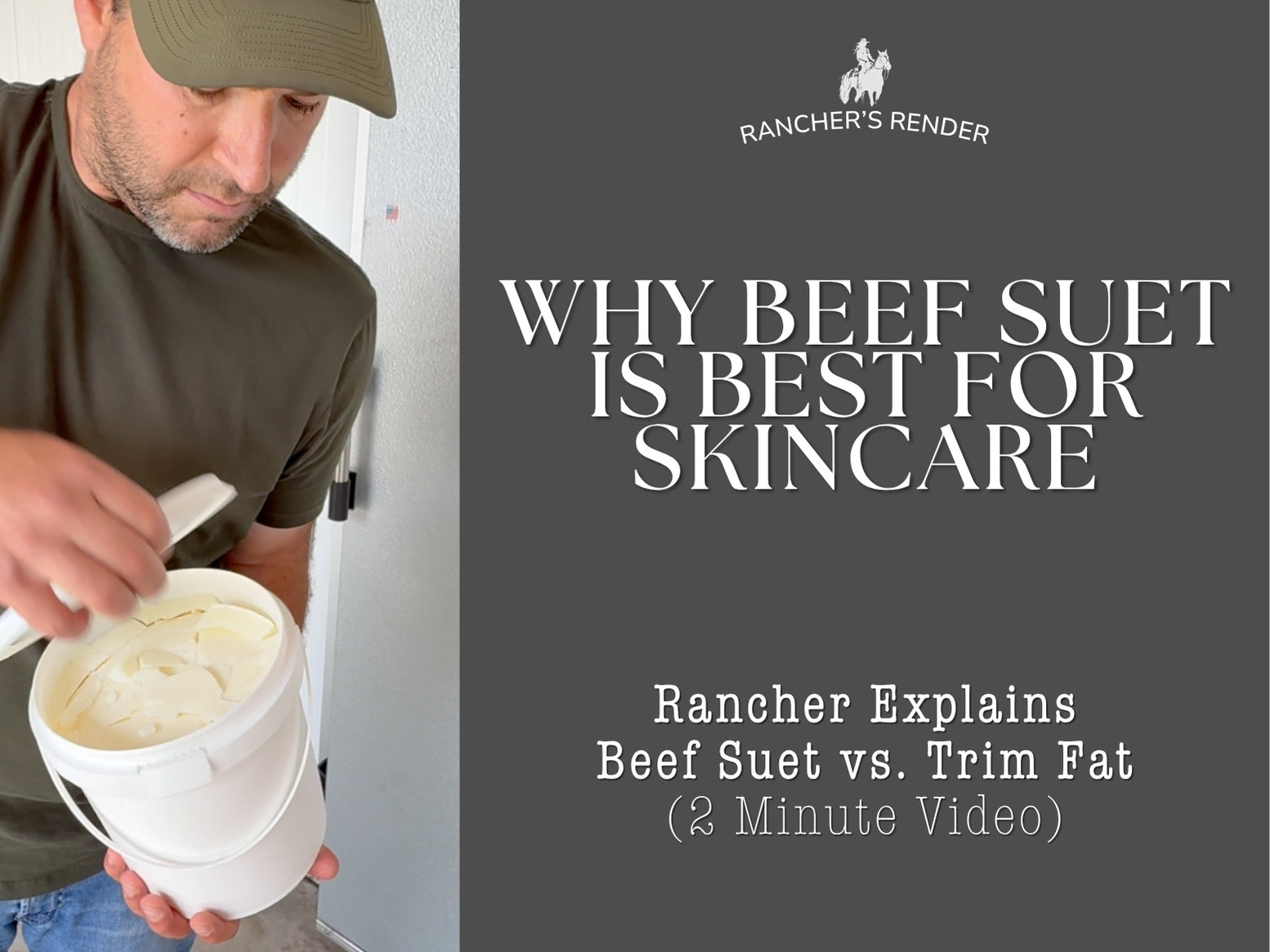 Rendering Tallow from Suet vs. Trim Fat