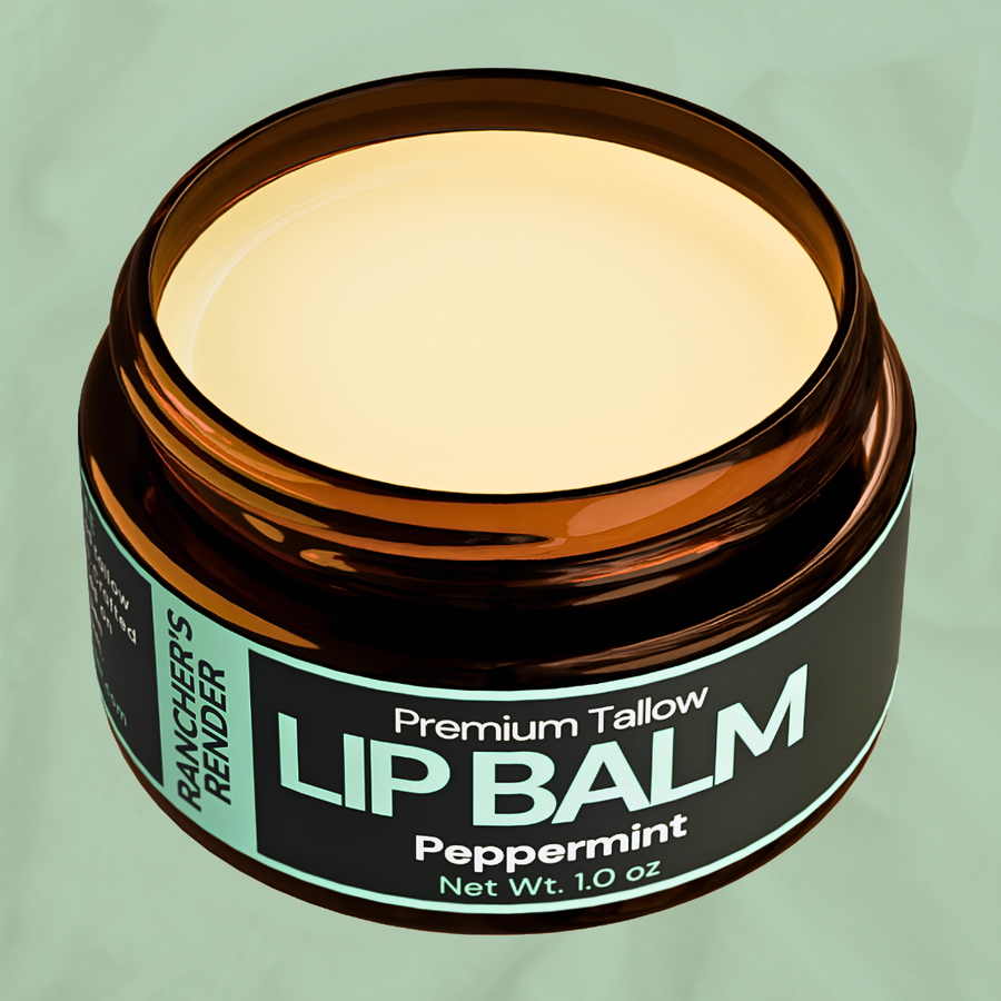 Peppermint lip balm